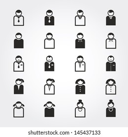 User and people icons