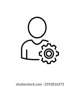 User Permissions Icon – Access Control and Role Assignment Concept for Secure Digital Systems and User Management