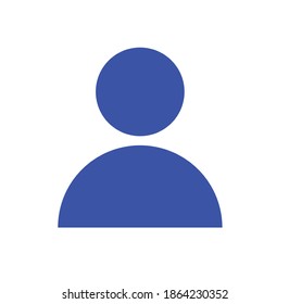 user person avatar simple icon. 
