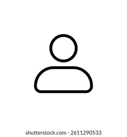 User or person icon. Perfect for use in user interfaces, websites, and applications. symbolizes profile, account, or avatar
