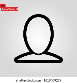 user, person icon vector illustration - premium vector
