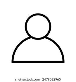 Usuario, persona icono Vector en moda