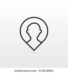 User or Person Location Marker