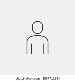 user person vector icon human