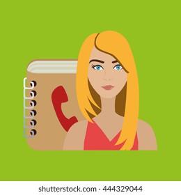 user phonebook design, vector illustration eps10 graphic 