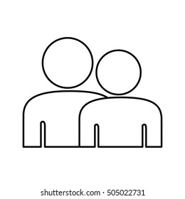 user pictogram icon image 