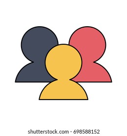 user pictograms icon image 