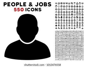 User pictograph with 550 bonus pity and happy user graphic icons. Vector illustration style is flat black iconic symbols.