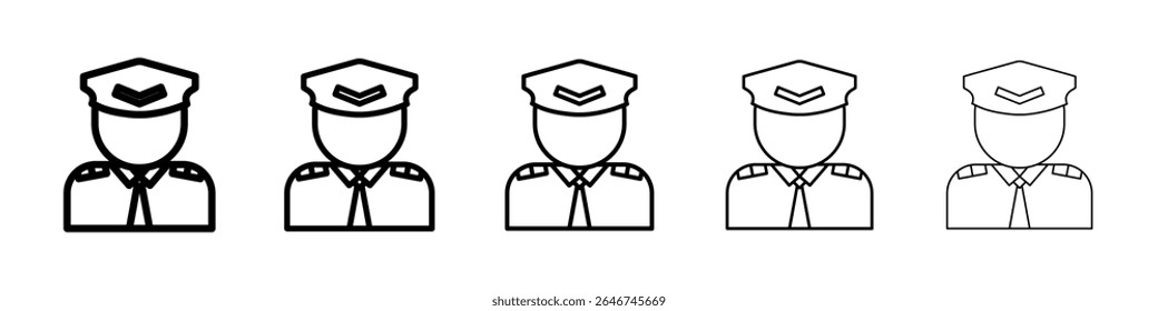 User pilot icon concept. graphic design, logo, Web, UI.