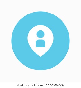 user pin icon vector