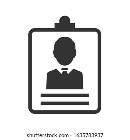 User portfolio icon. vector designs