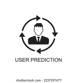 icono de predicción de usuario, icono de negocio