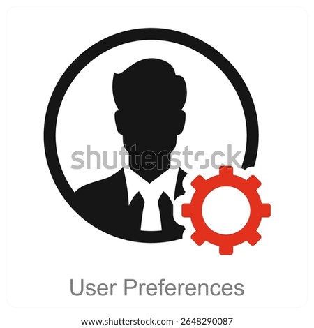 User Preferences vector icon concept design