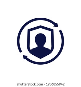 user privacy and security icon