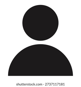 User profile avatar silhouette, default member icon.