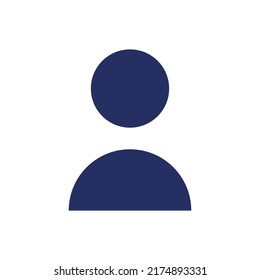 User profile black glyph ui icon. Personal information. Social media account. User interface design. Silhouette symbol on white space. Solid pictogram for web, mobile. Isolated vector illustration