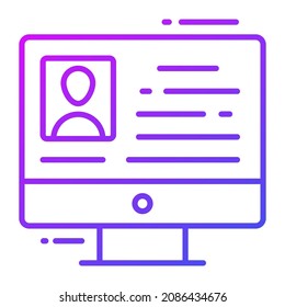 user profile Copyright law, intellectual property icon