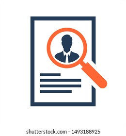 User Profile And Details Icon Concept
