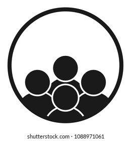 User Profile Group Icon. Vector