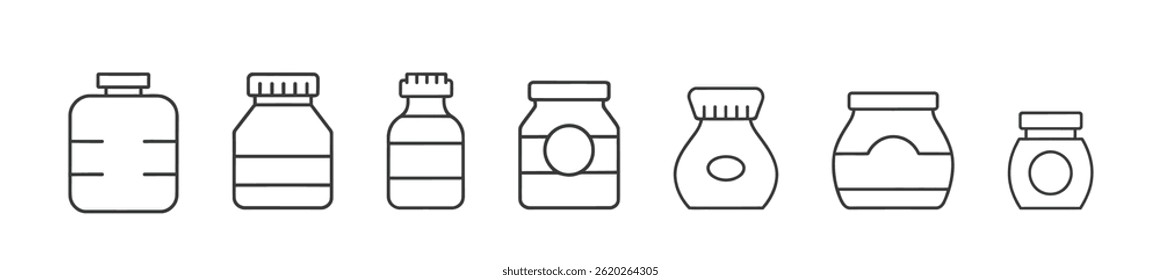 User profile icon set—man icon.