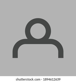 Icono de perfil de usuario. diseño de icono abstracto