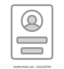 user profile Icon. User interface Vector Illustration, As a Simple Vector Sign and Trendy Symbol in Line Art Style, for Design and Websites, or Mobile Apps,