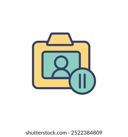 Icono de perfil de usuario. Perfil, ícono de chat de personas, persona, avatar, colección de Vector de Botón Registrarse.