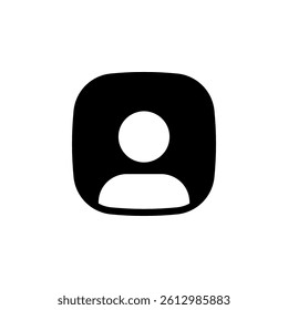 user or profile icon. Perfect for use in website design, mobile apps