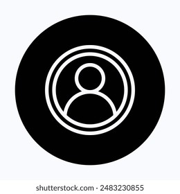 User Profile Icon, Person, Avatar Vector Icon.