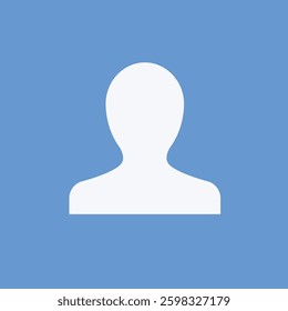 User profile icon representing identity, account, person, profile, online presence.