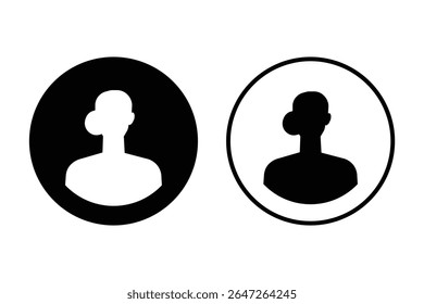 user profile icon set. Avatar, user profile, person icon, gender neutral silhouette, profile picture. Suitable for social media profiles, icons, screensavers and as a template. profiles for unknown. 