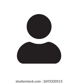 Icono de Perfil de usuario – Silueta de persona simple