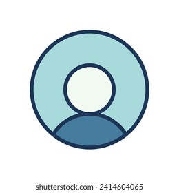 user profile icon symbol vector template