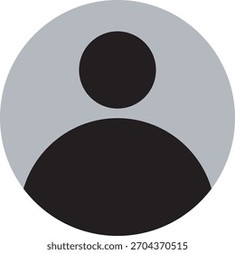 User profile icon vector. Avatar or person icon. Profile picture. 