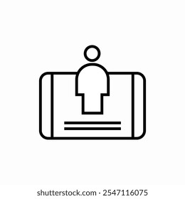 user profile icon vector sign