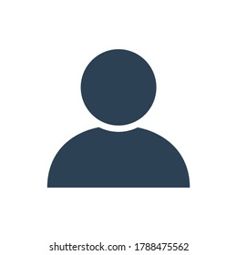 User profile line icon. Web avatar, employee symbol