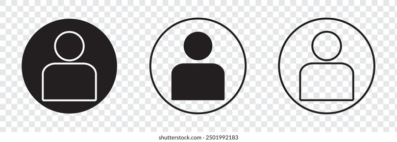 User profile login or access authentication icon vector illustration image