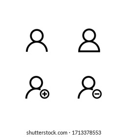 User Profile Login Icon Symbol Vector Eps10