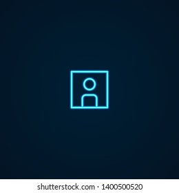 User Profile | Neon Style Icon