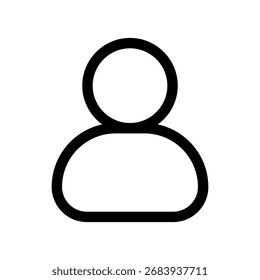 Diseño de icono de contorno de Perfil de usuario