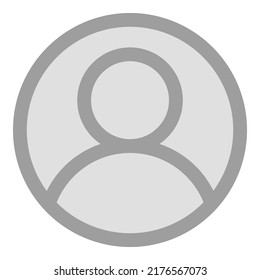 User profile, People icon isolated on white background