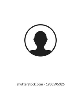 Ilustración vectorial del icono de imagen de perfil de usuario