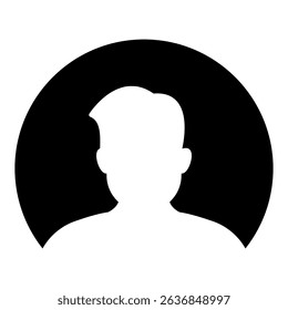 User profile sign symbol vector flat icon