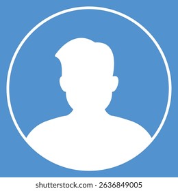 User profile sign symbol vector flat icon