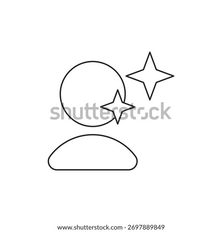 User profile with star, indicating premium or favorite status.