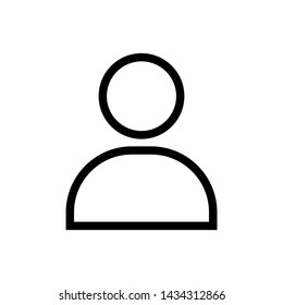 User Profile Symbol Icon Vector Design Illustration