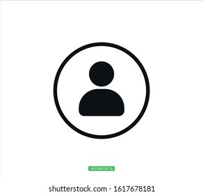 User Profile Symbol Icon Vector Design Illustration