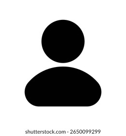 Ícone de vetor do perfil do usuário. Avatar, fundo transparente PNG do símbolo da pessoa.