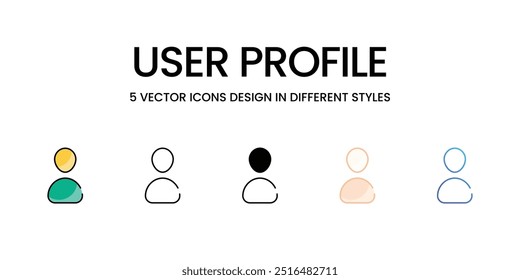 User Profile vector icon ready to use vector illustration