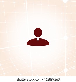 User profile web icon vector illustration design
